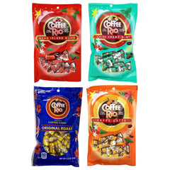 Coffee Rio variety pack front view showing four flavor pouches for gifting