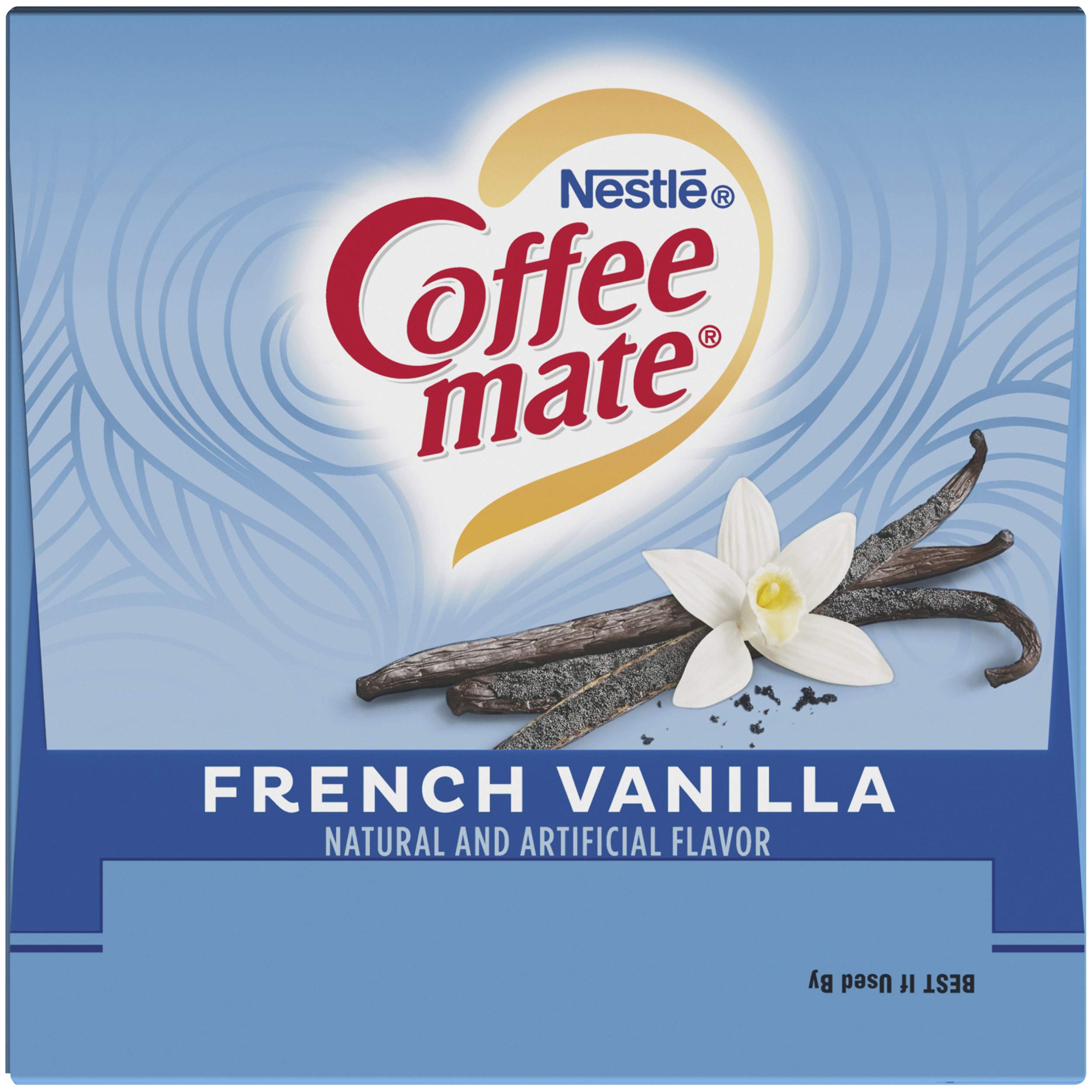 Coffee-mate multiple tubs in box demonstrating bulk supply for service