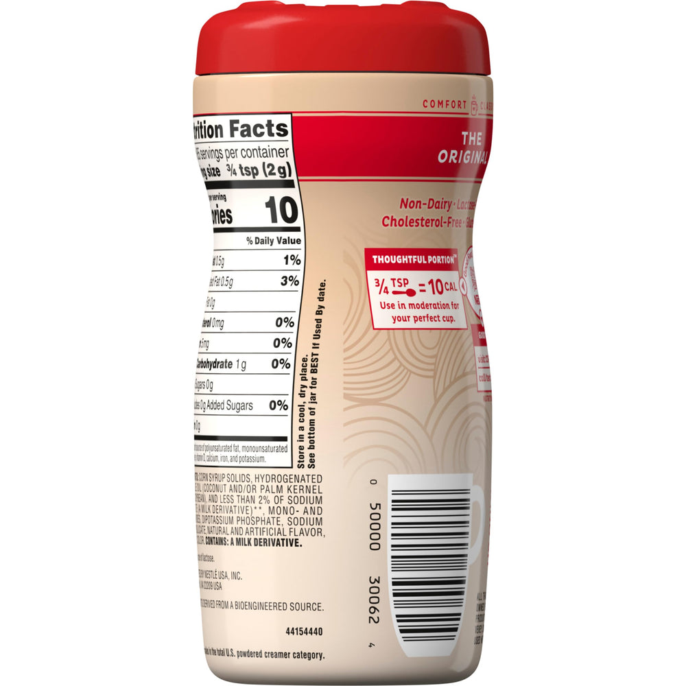 Coffee mate 12-pack box stacked to show bulk supply and value