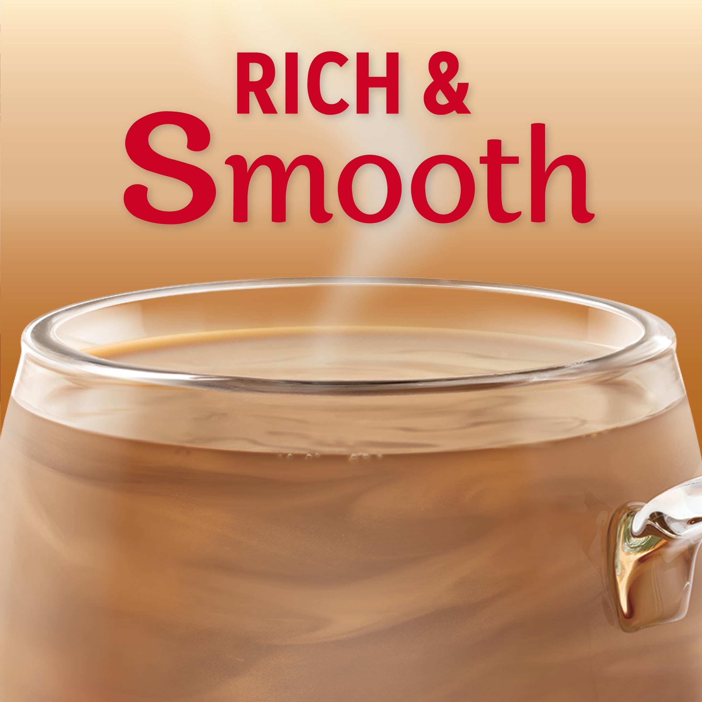 Coffee mate label close-up highlighting ingredients and non-dairy benefit
