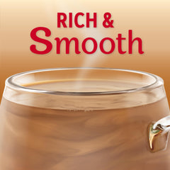 Coffee mate label close-up highlighting ingredients and non-dairy benefit