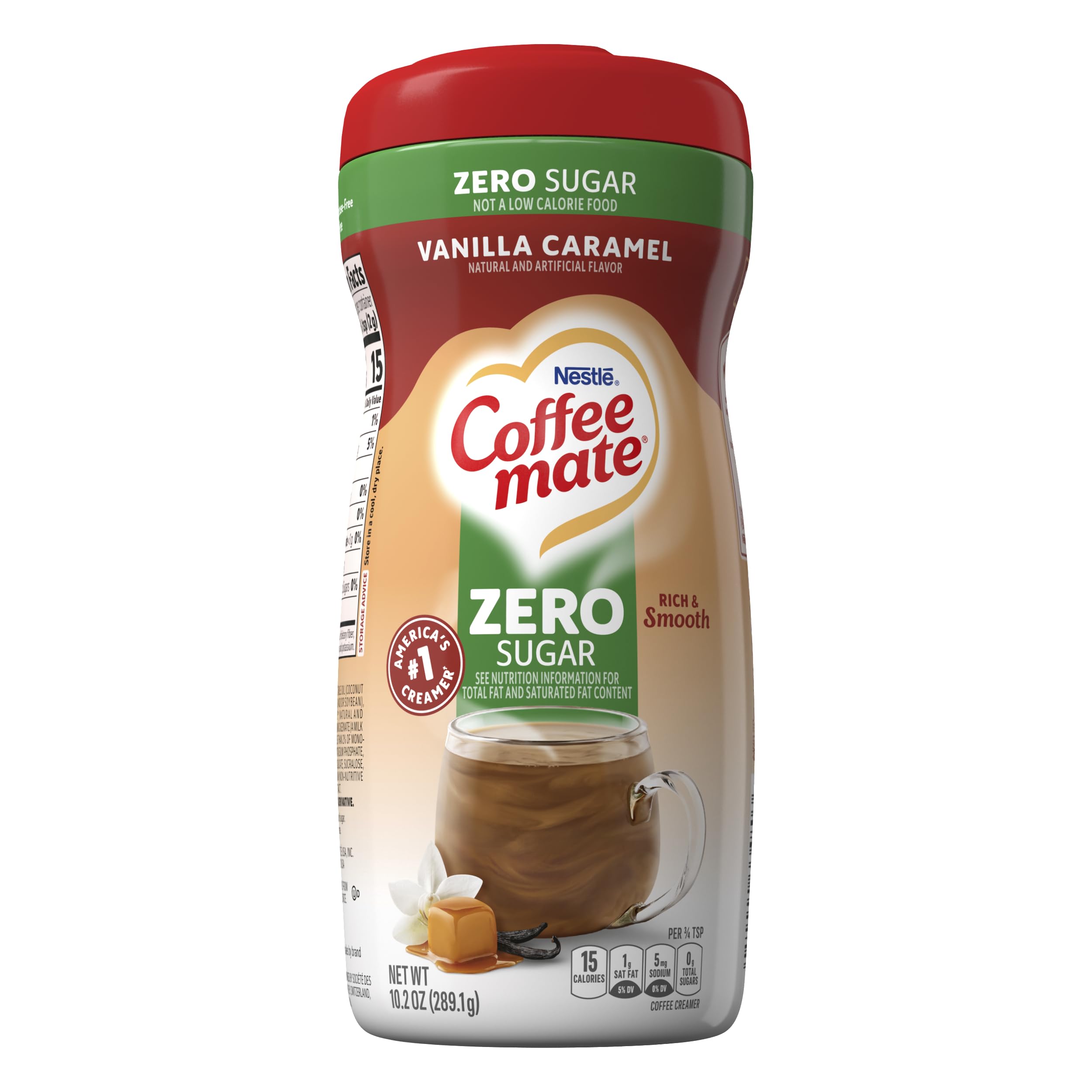 Coffee-mate in breakfast setting adding dessert-style flavor
