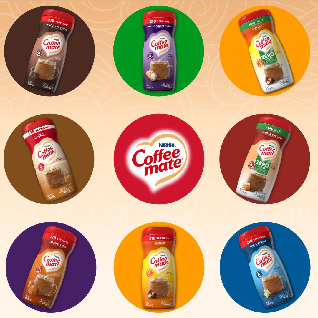 Coffee-mate jar on office coffee station for convenience benefit