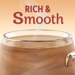 Open Coffee-mate jar revealing fine powdered creamer texture benefit