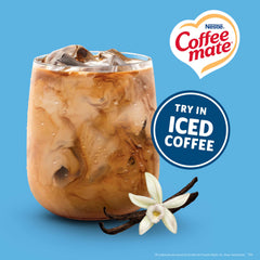 Coffee mate close-up of vanilla creamer texture highlighting smoothness