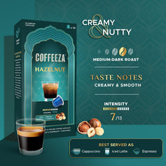 Coffeeza aluminium capsule close-up displaying seal and freshness protection benefit