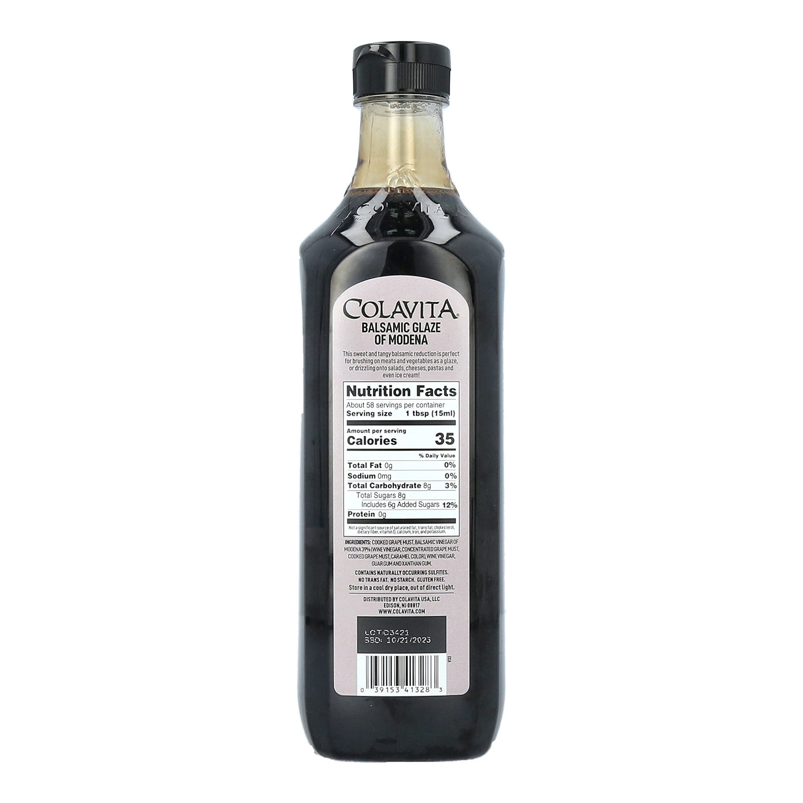 Fresh salad finished with Colavita glaze highlighting bright flavor and visual appeal