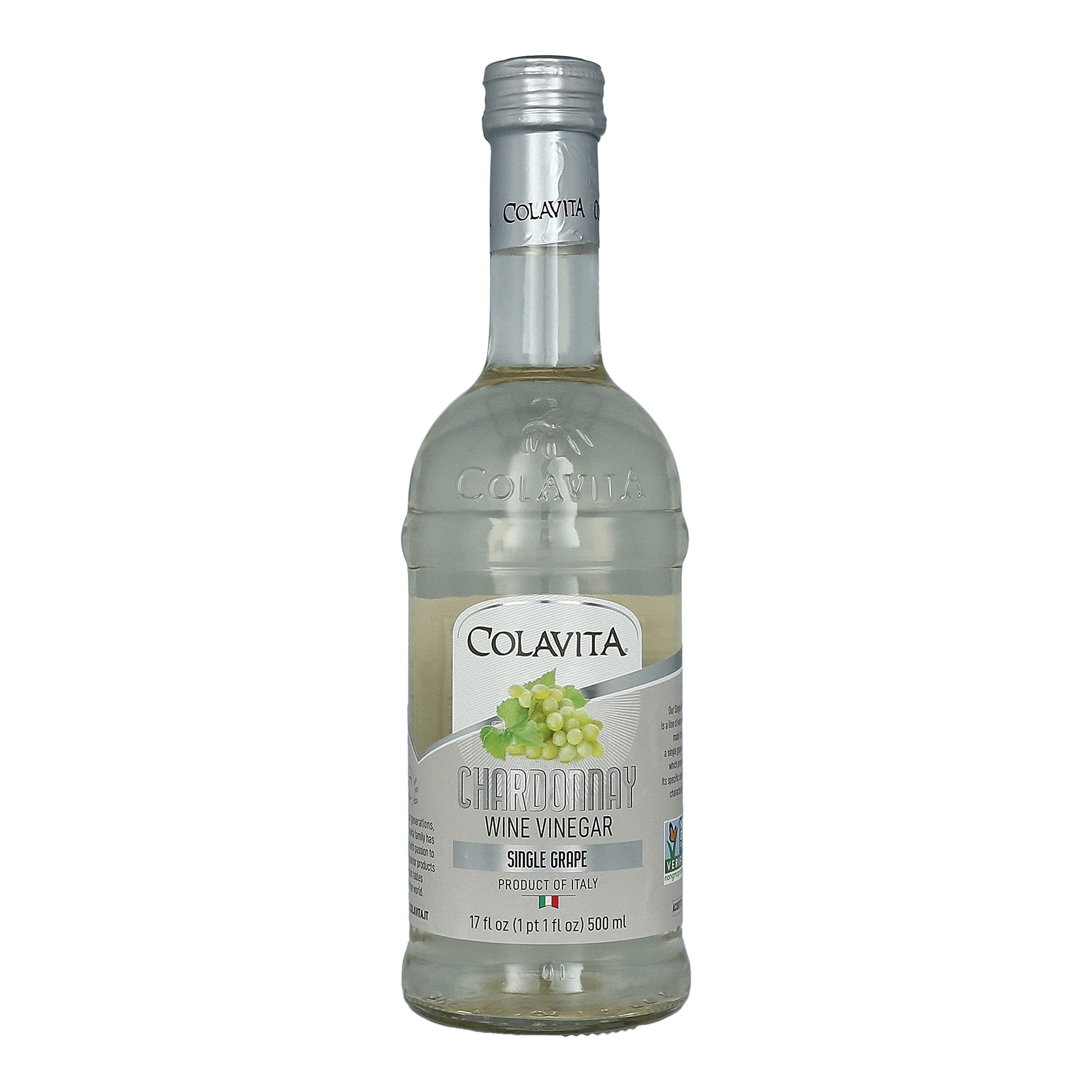 Colavita bottle front showing elegant label and flavor-enhancing vinegar