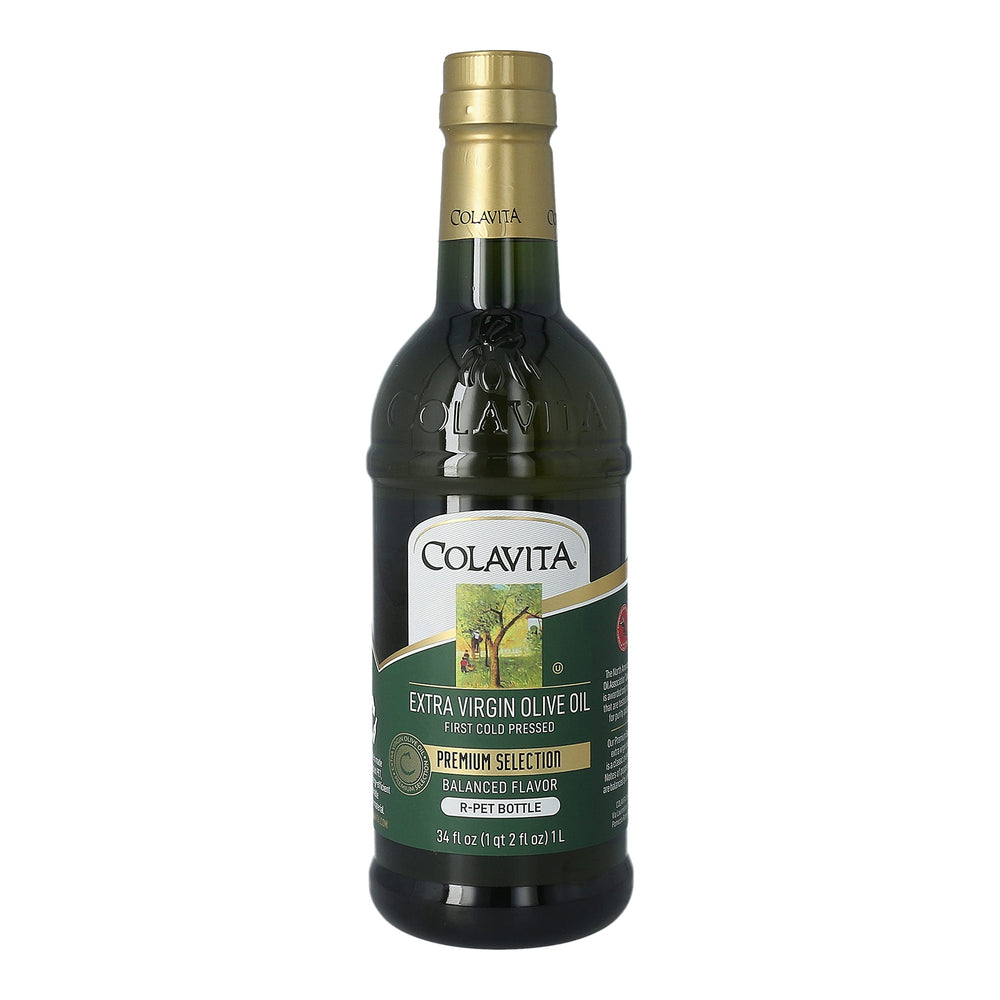 Colavita front bottle 1L showing label and easy‑pour benefit