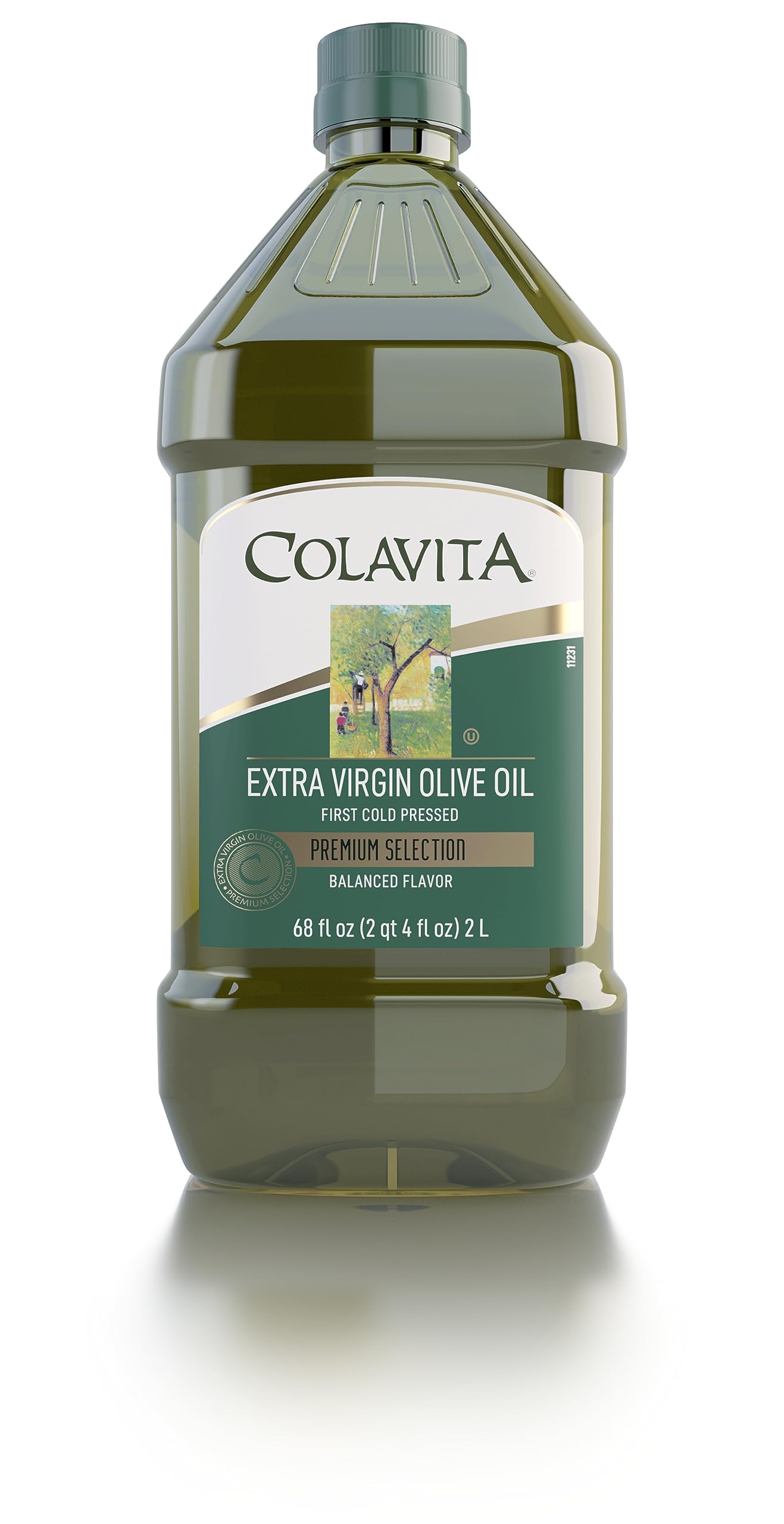 Colavita front packaging 2L showing label and bottle for reliable pantry supply