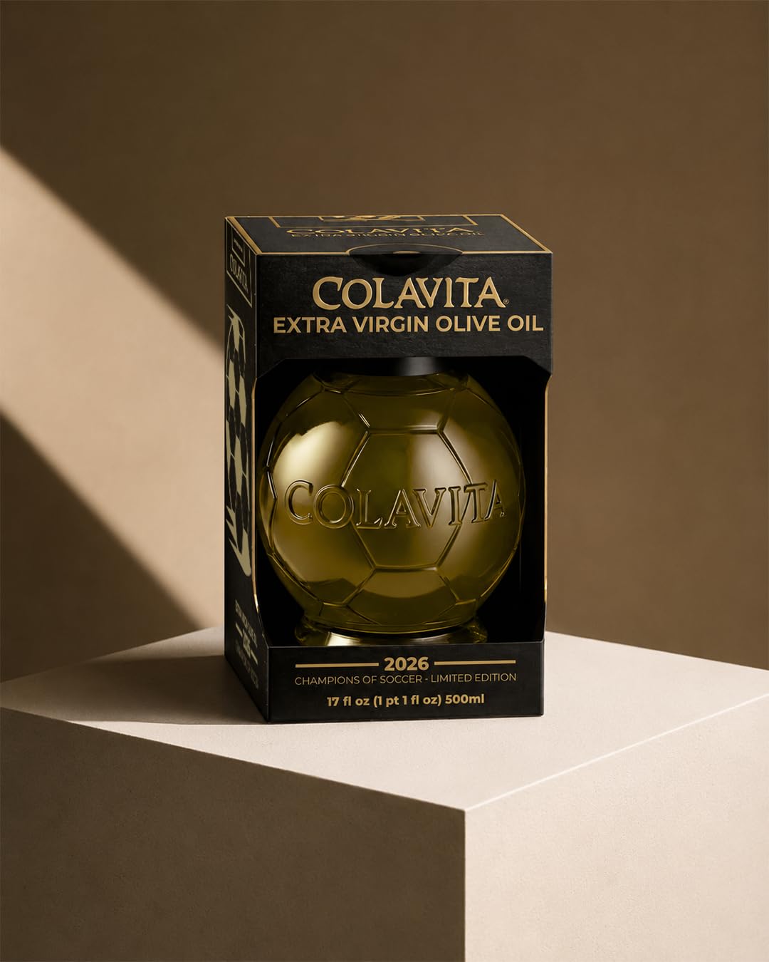 Colavita glass texture reflection detail emphasizing high‑quality craftsmanship