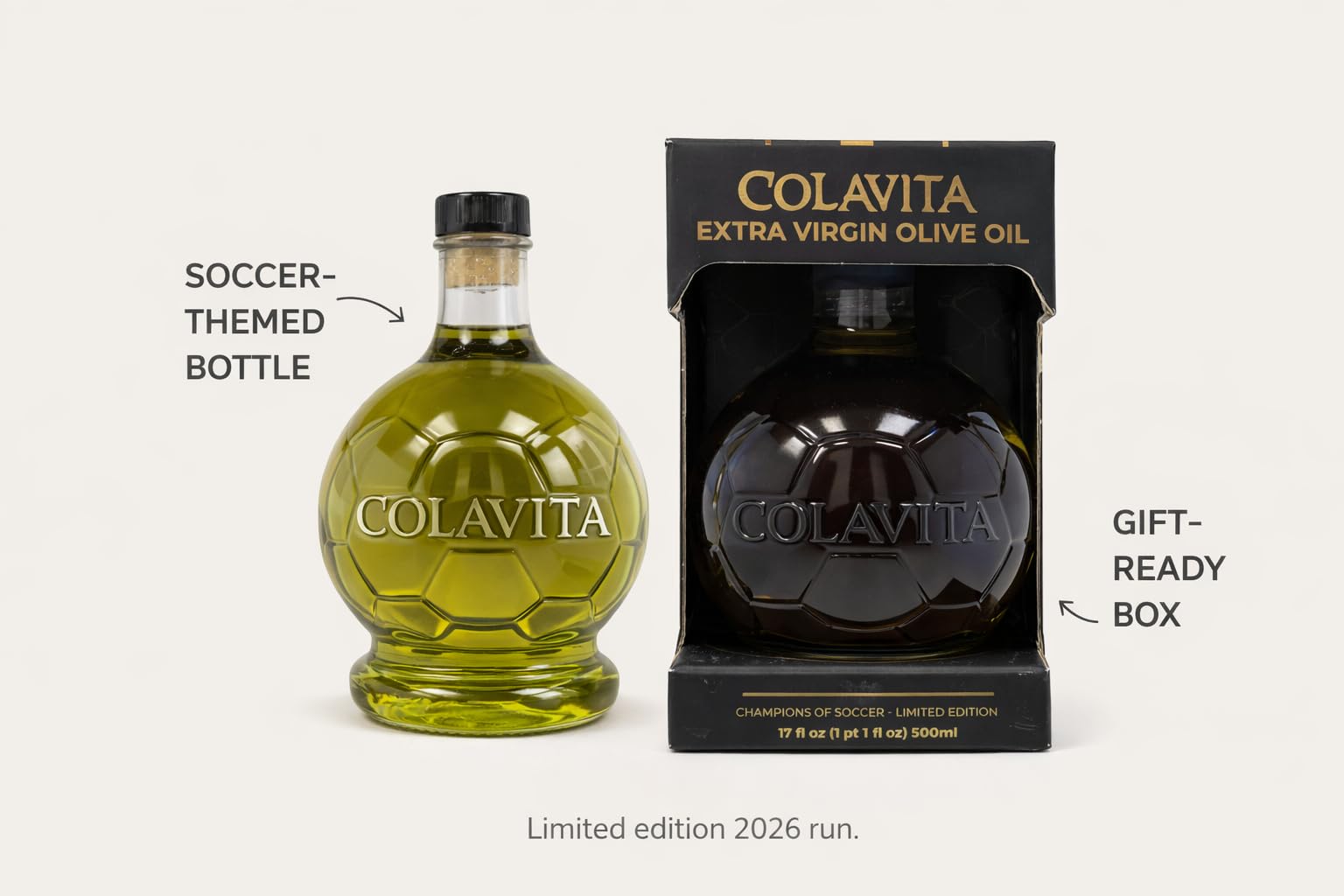 Colavita side label and nutrition panel showing product details and authenticity