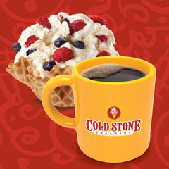 Cold Stone Creamery Beverages iced berry latte poured over ice for refreshing dessert drink