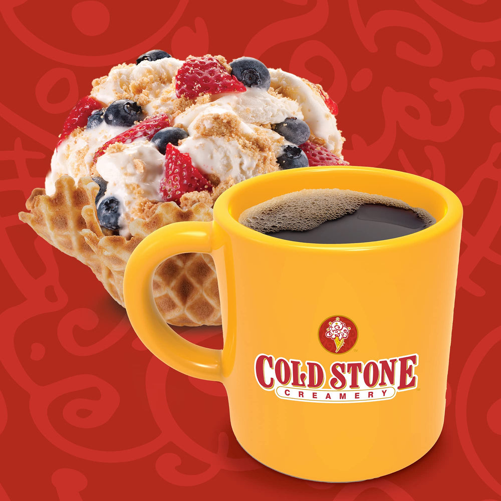 Cold Stone Creamery Beverages iced coffee glass showing chilled dessert-style refreshment