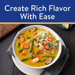 College Inn broth poured into a bowl ready to use with visible savory broth benefit