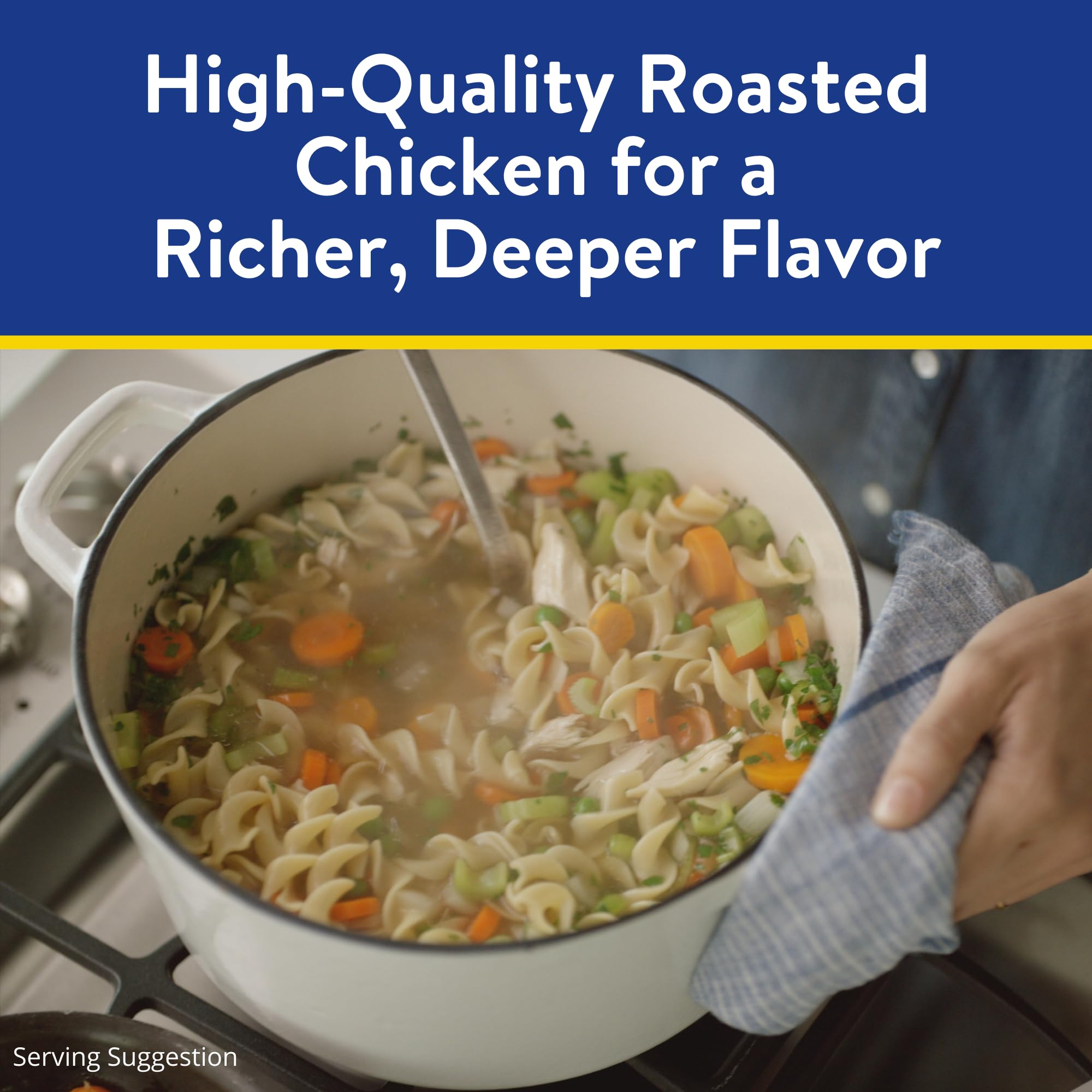 College Inn used in a styled soup dish to illustrate cooking versatility and taste