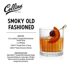 Collins candied orange slices on spoon showing bright garnish and aroma