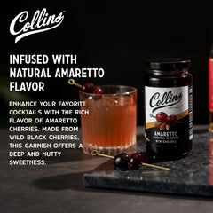 Collins Chicago close-up texture of a whole cherry highlighting plumpness and quality