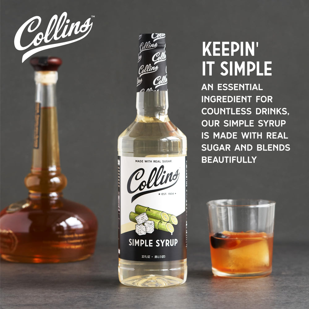 Collins Chicago syrup pouring into a jigger, precise measurement benefit
