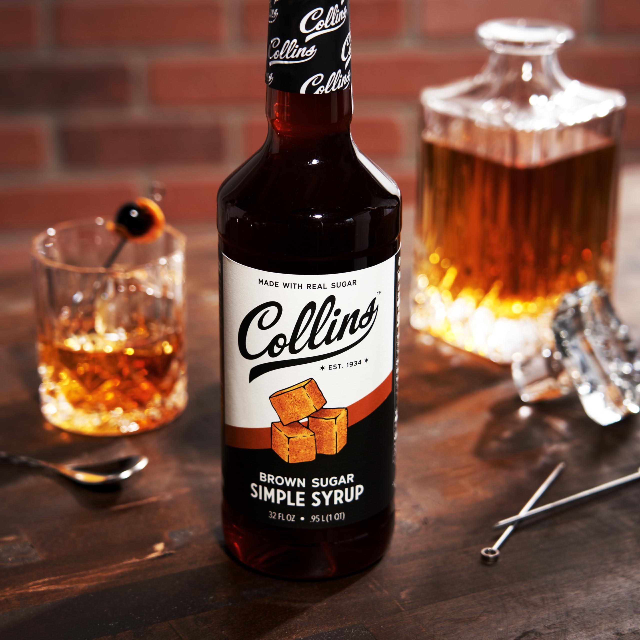 Collins Chicago 32oz bottle size comparison for party-ready quantity