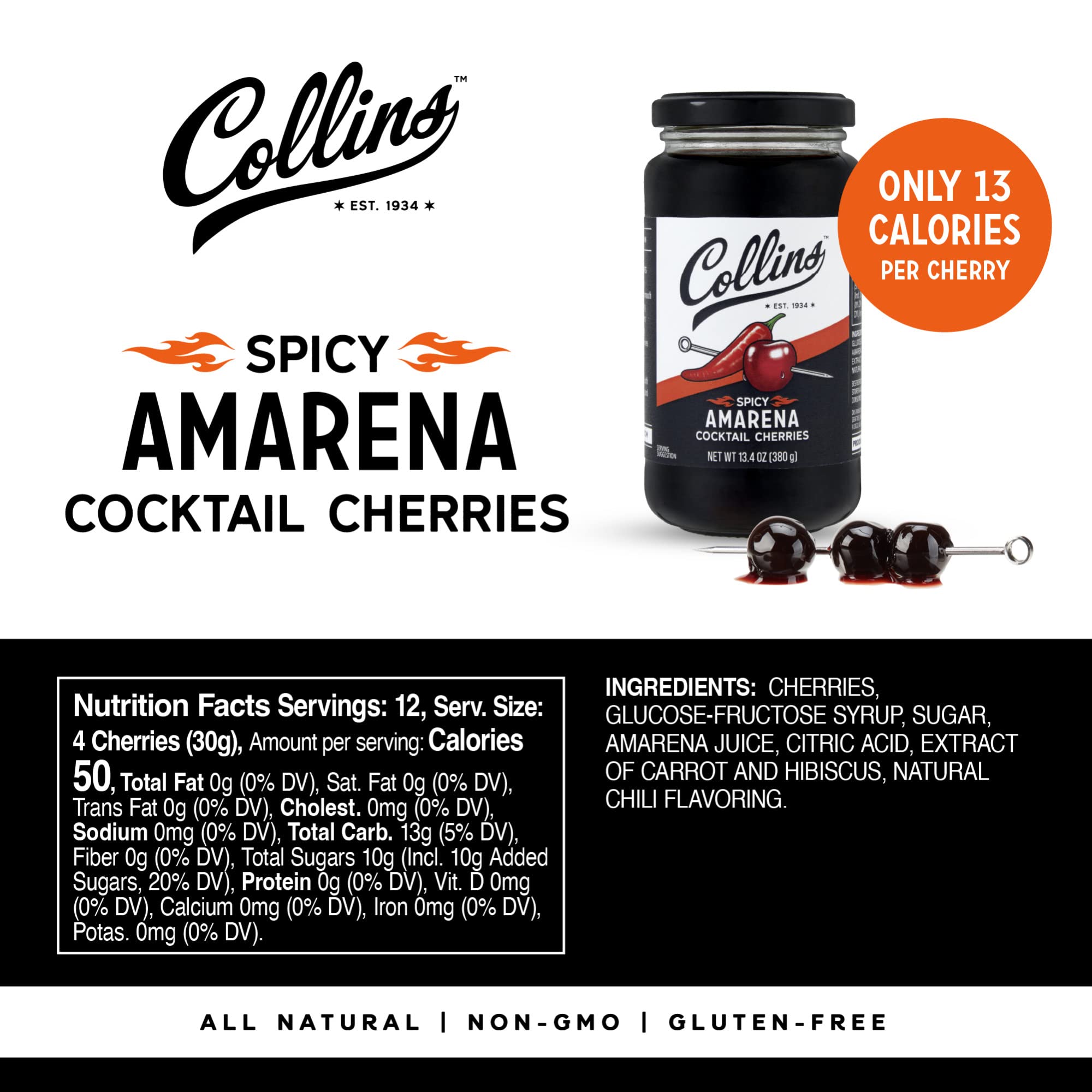 Collins Chicago cherry garnish in Old Fashioned showcasing flavor boost