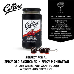 Collins Chicago syrup texture in jar emphasizing glossy sweet-tart coating