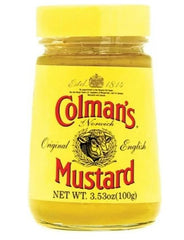 Colman's prepared jar front view showing label and bold mustard flavor