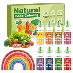 COLMIUX front packaging showing eight natural food colors and benefits