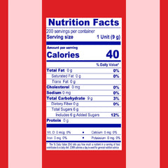 Colombina individually wrapped mints in clear wrap providing hygienic portability