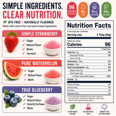 Colorwayz strawberry pouch and pink floss sugar close-up, vibrant natural color