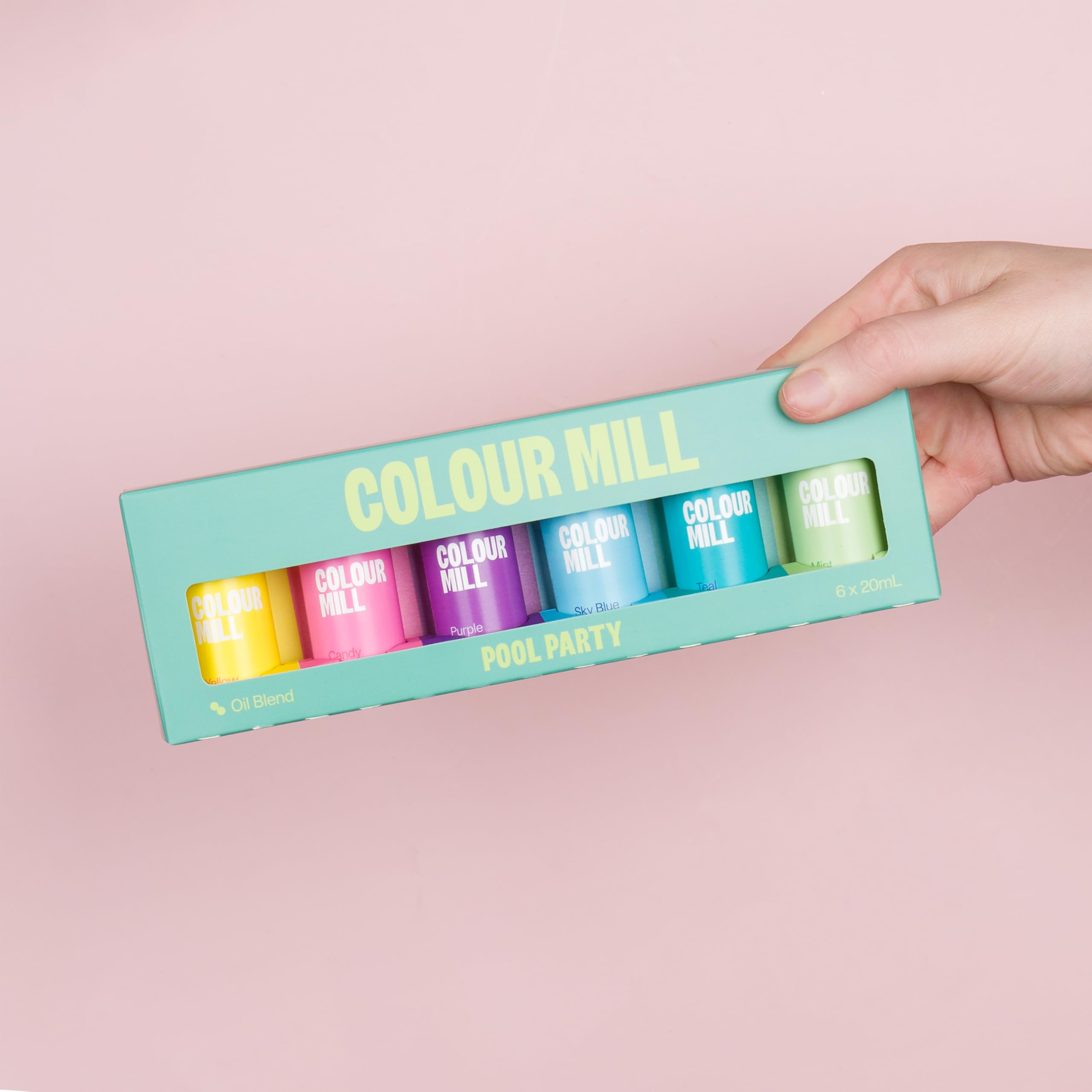 Colour Mill Candy bottle close-up showing precise dispensing and bright payoff