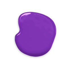 Colour Mill purple bottle top and label close-up, easy-to-read branding for quick selection