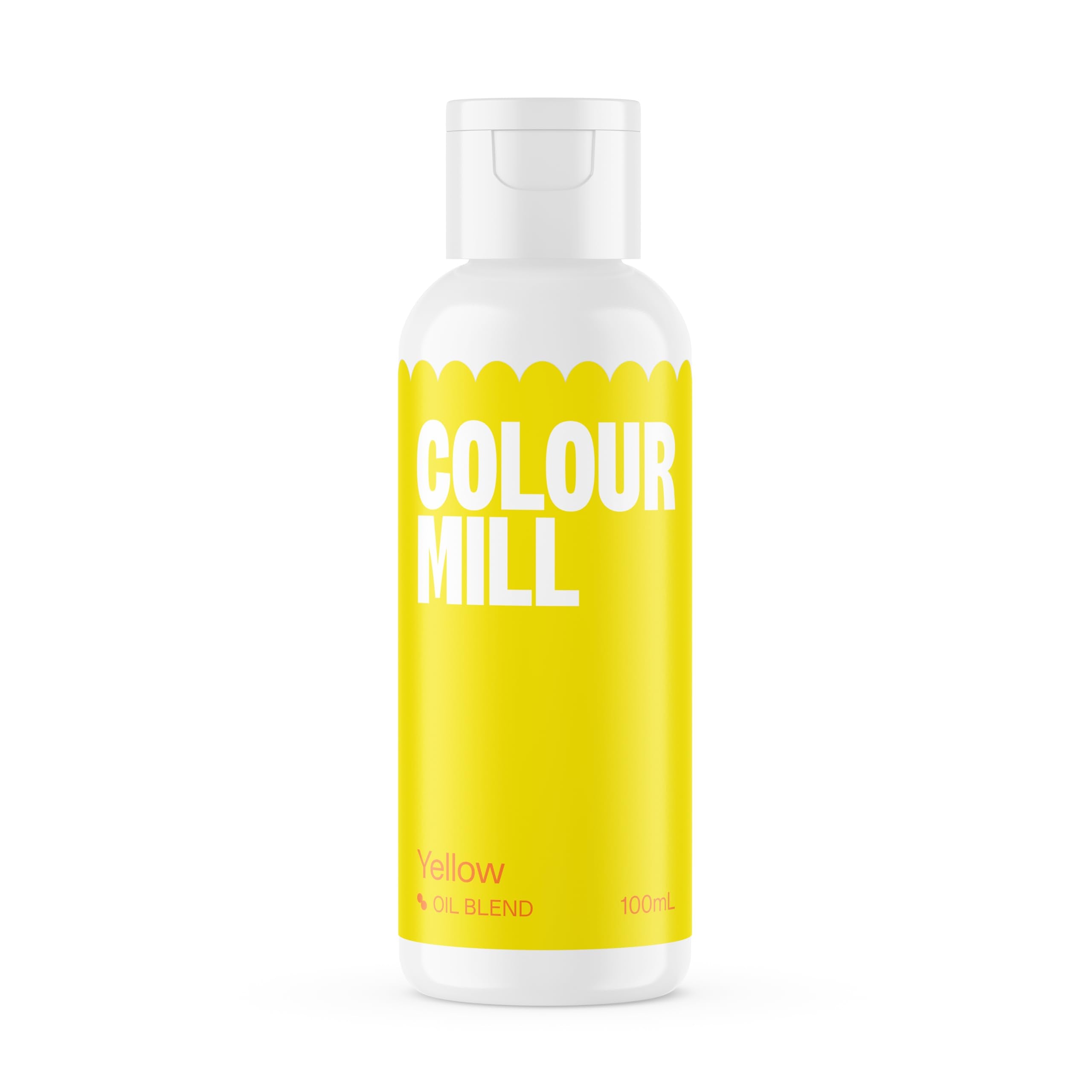 Colour Mill front bottle showing clear label and vibrant yellow pigment benefit