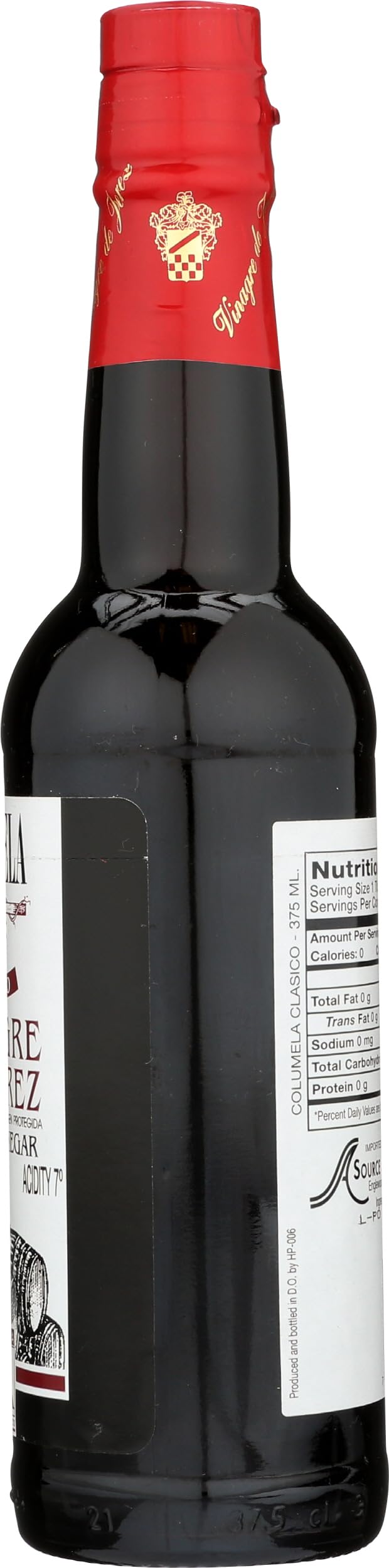 List of ingredients on Columela bottle emphasizing non-GMO quality
