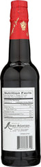 Closeup of Columela label highlighting Spanish origin and authenticity