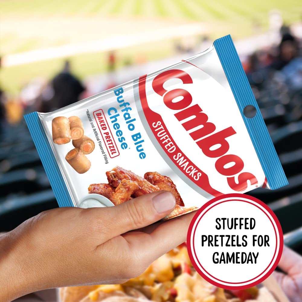 Combos held in hand to show bag size and easy portability