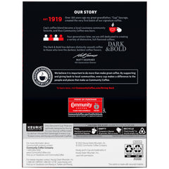 Community Coffee brewed cup close-up highlighting deep aroma and bold flavor benefit