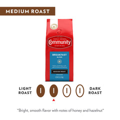 Community Coffee brewed cup in a morning setting illustrating bright, smooth flavor