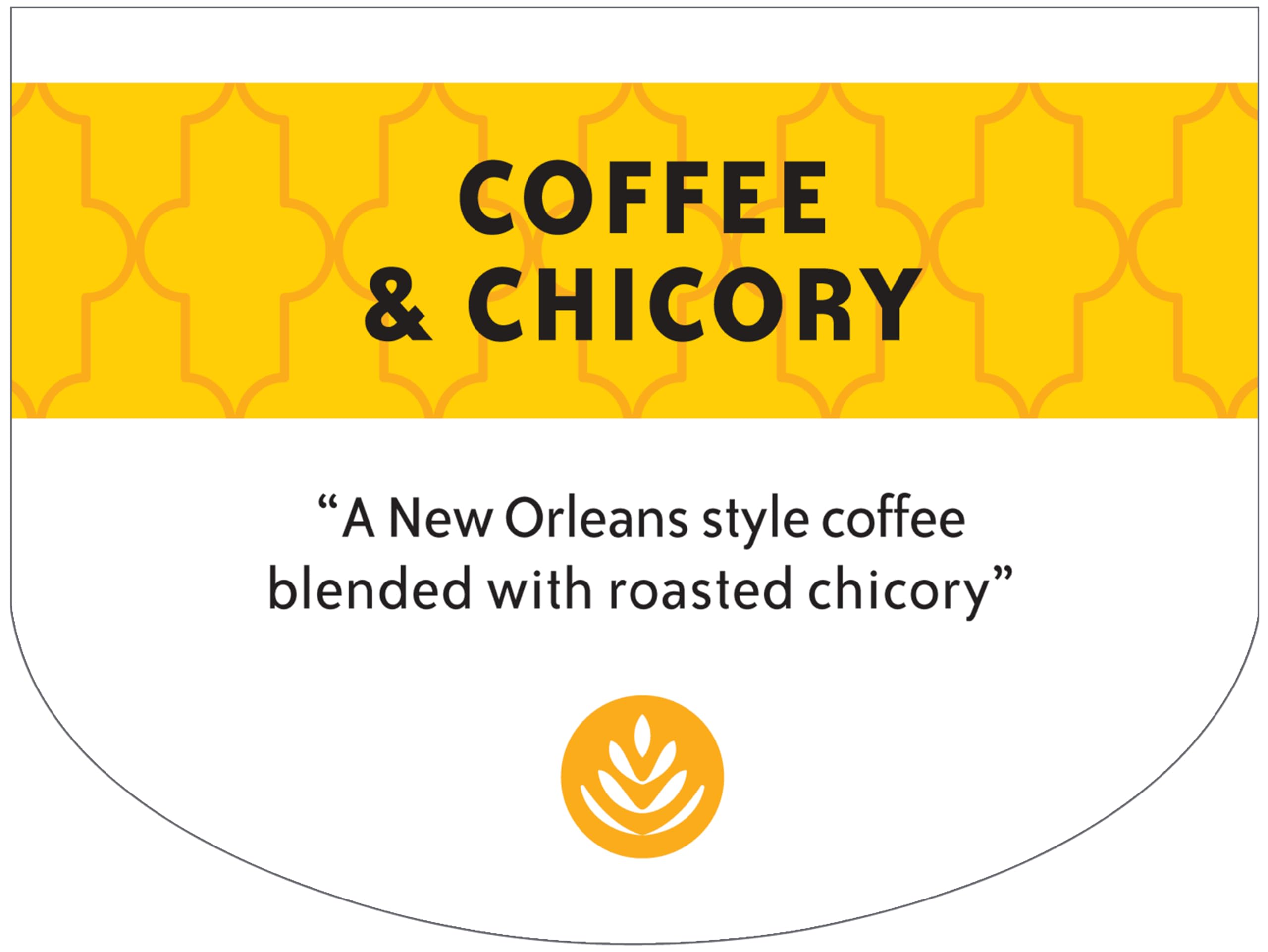 Community Coffee cup of café au lait showcasing creamy finish and balanced flavor