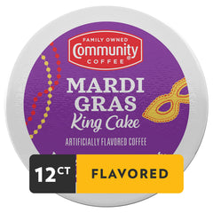 Community Coffee single pod close-up highlighting sealed lid and freshness for easy brewing