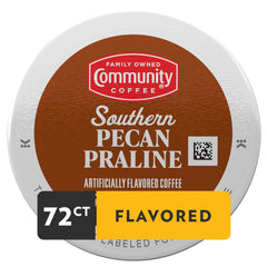 Community Coffee array of K-Cup pods ready to brew for quick convenience