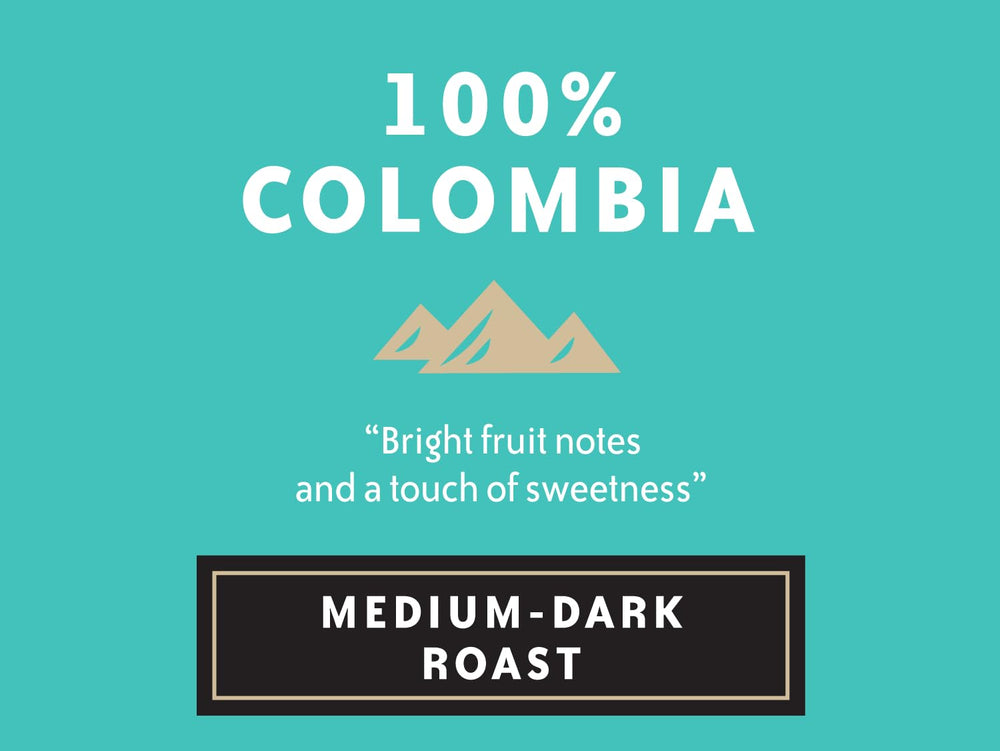Community Coffee grounds pouring into a drip filter illustrating easy brewing and freshness