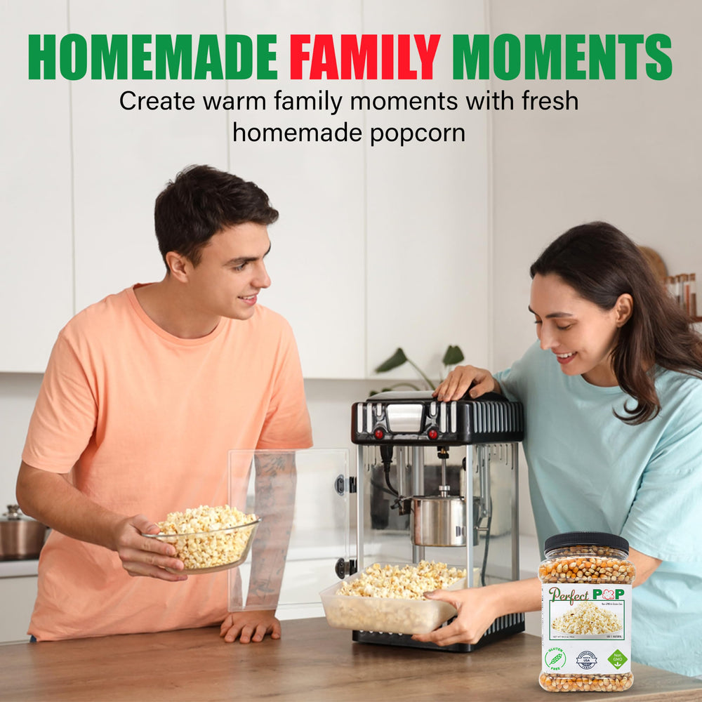 Concession Essentials size comparison with measuring cup illustrating 4 lb capacity for events
