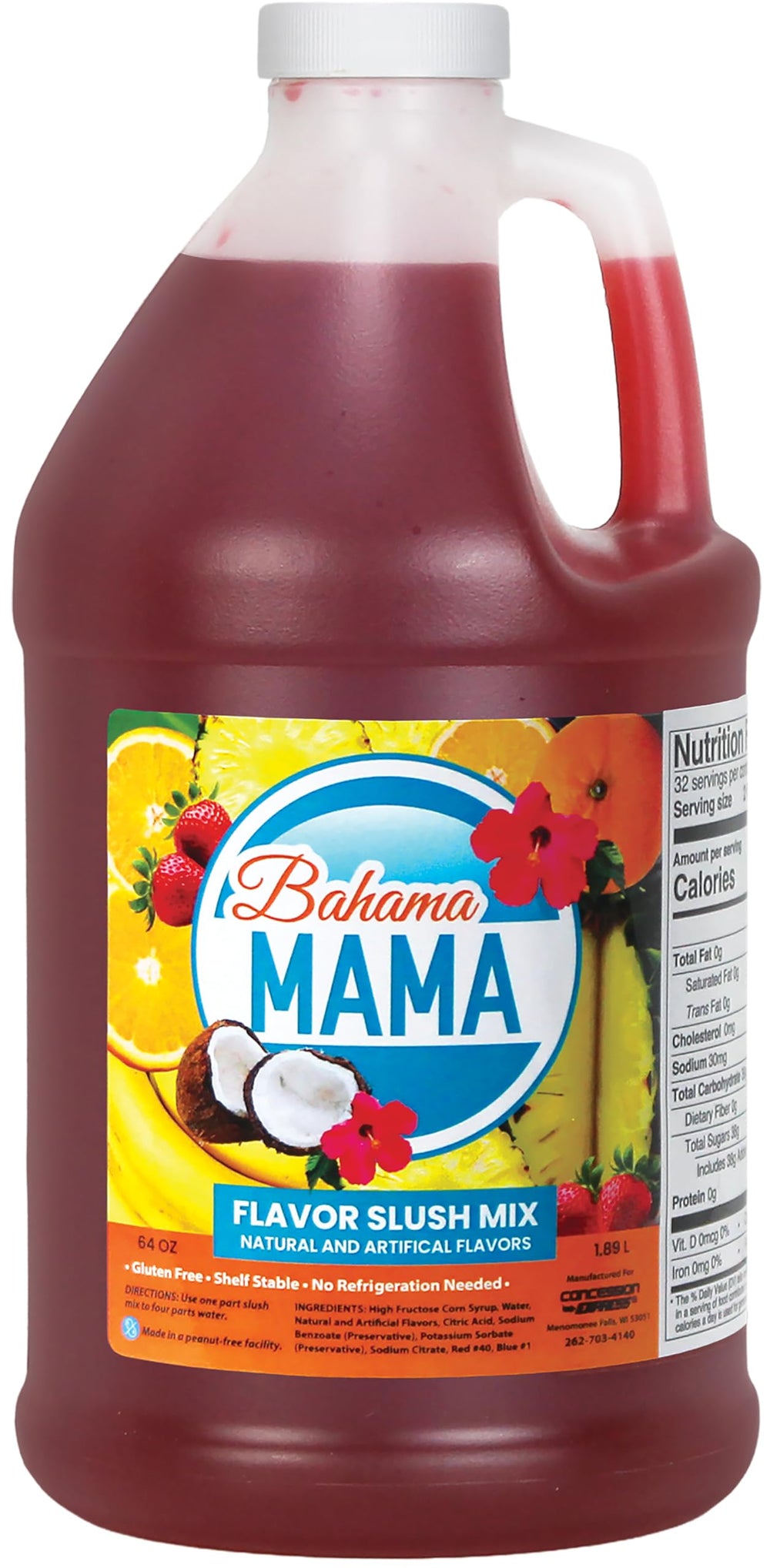 Concession Express Bahama Mama front bottle showing vibrant color and convenience