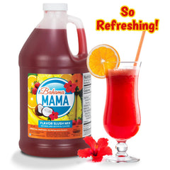 Concession Express Bahama Mama being added to slush machine ready-to-freeze