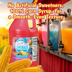 Concession Express syrup added to slush machine demonstrating simple preparation and speed