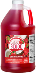Concession Express front packaging showing bold Tigers Blood flavor and half gallon bottle benefit