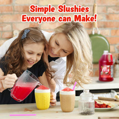 Concession Express syrup inside commercial slush machine creating uniform frozen beverage