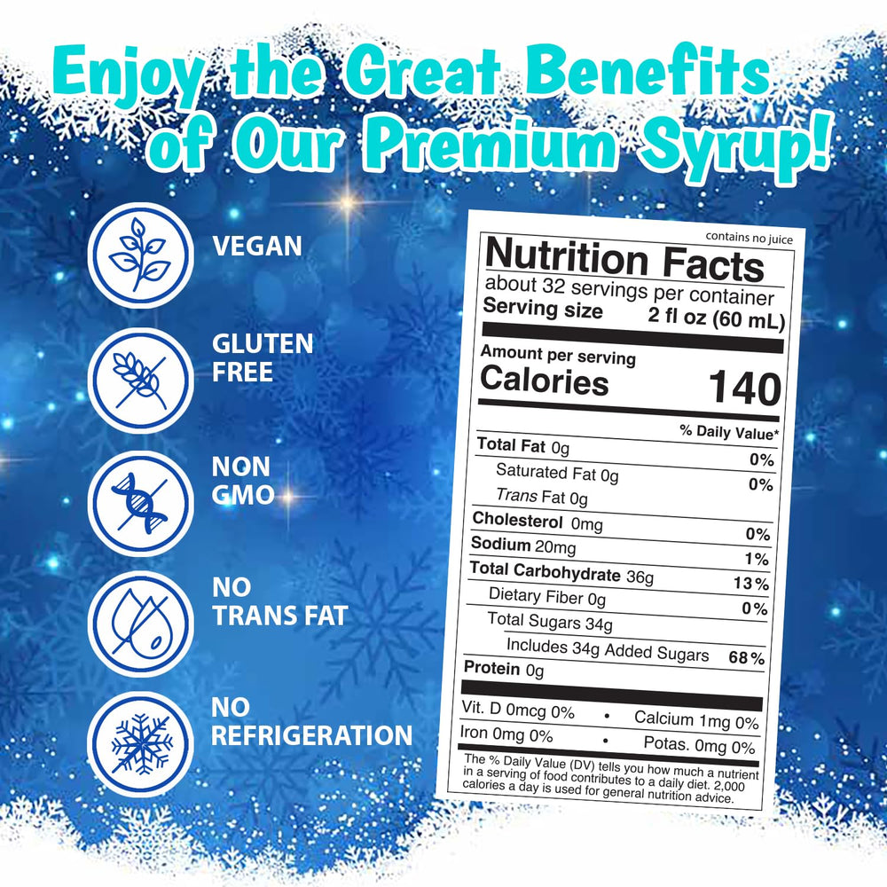 Close view of Concession Express label and nutrition panel for ingredient clarity