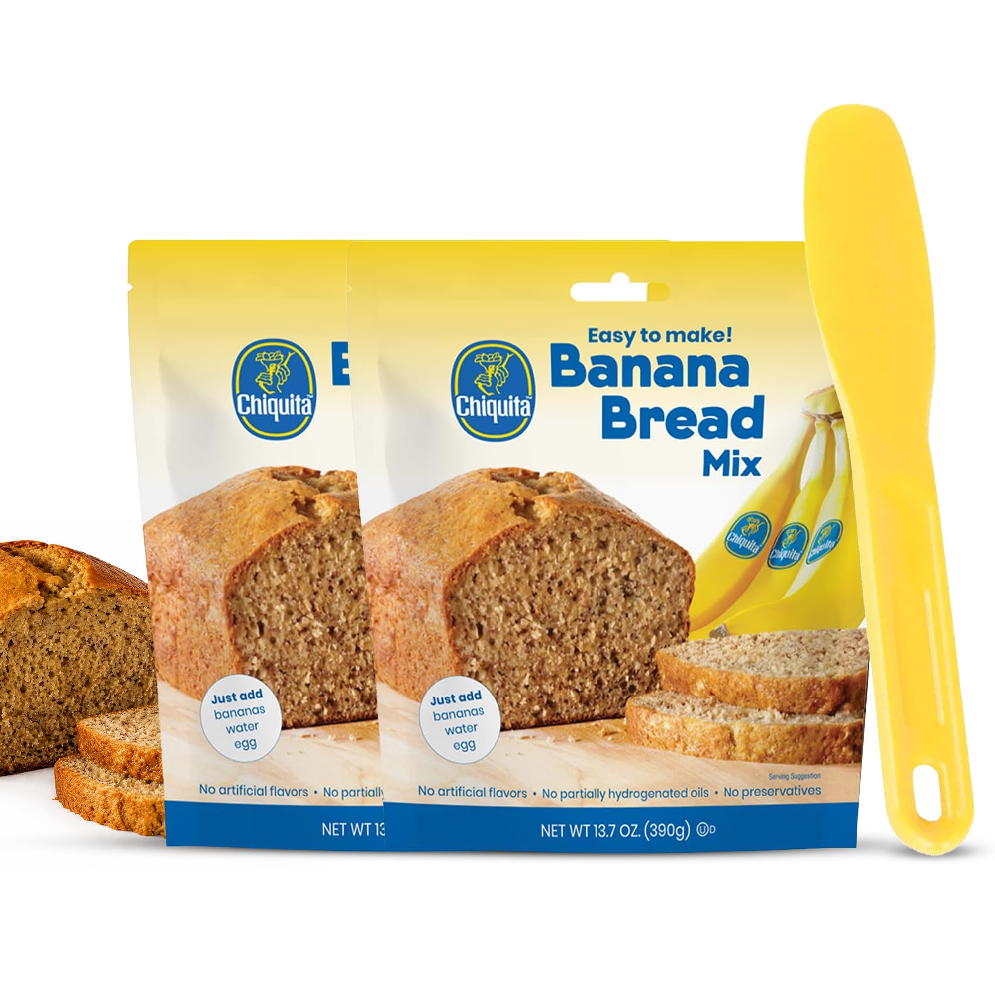 Concord Foods Chiquita front packaging showing two 13.7oz pouches and benefits